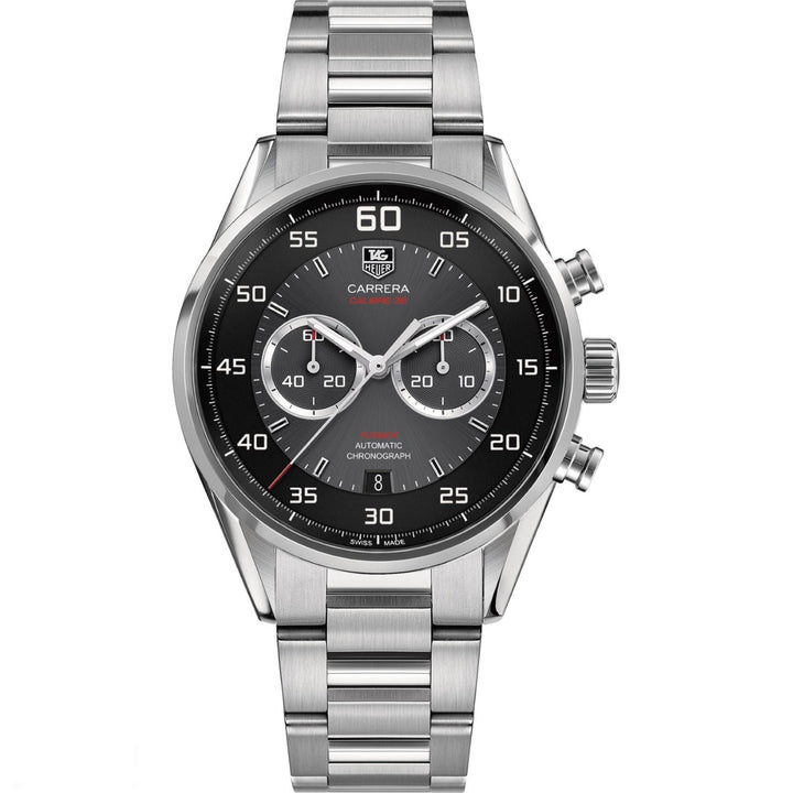 TAG Heuer orologio Carrera Calibre 36 Flyback 43mm cronografo automatico CAR2B10.BA0799
