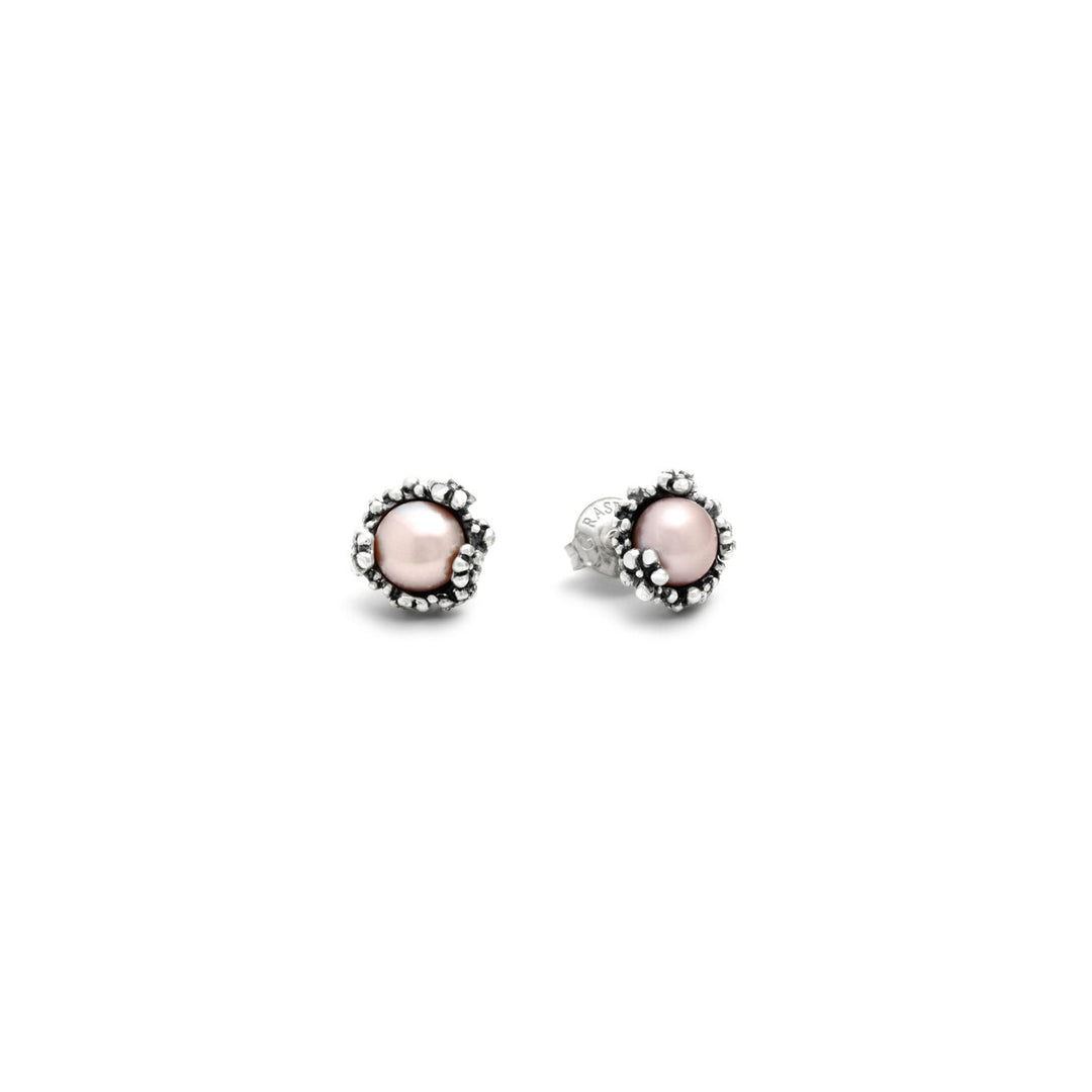 Pendientes Giovanni Raspini Flor pequeña plata 12489