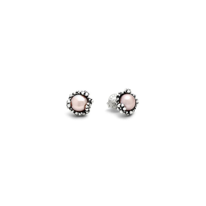 Pendientes Giovanni Raspini Flor pequeña plata 12489