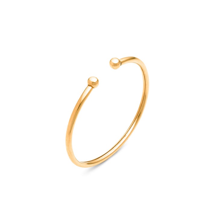 Pulsera eje Giovanni Raspini Pulsera rígida en plata bañada en oro de 18 kt 12504