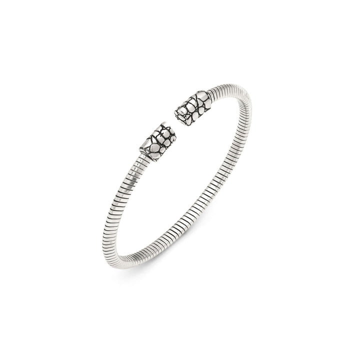 Giovanni Raspini pulsera pequeña de croco tubegas pulsera de plata 925 12539