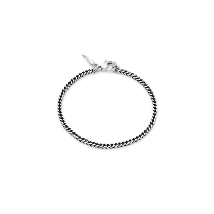 Pulsera grumetta cuadrada pequeña de Giovanni Raspini Pulsera de plata 925 12583