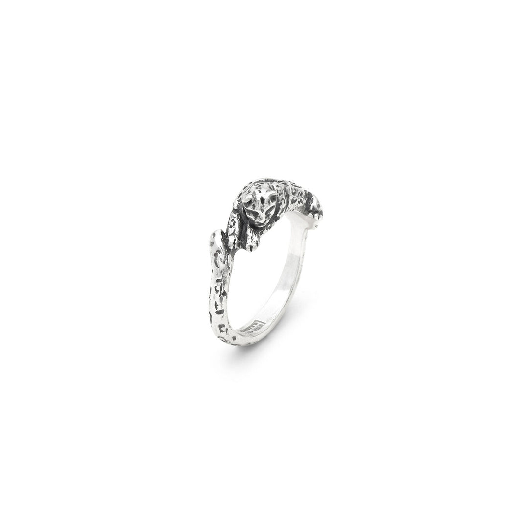 Giovanni Raspini small leopard ring 925 Silver Ring 12587