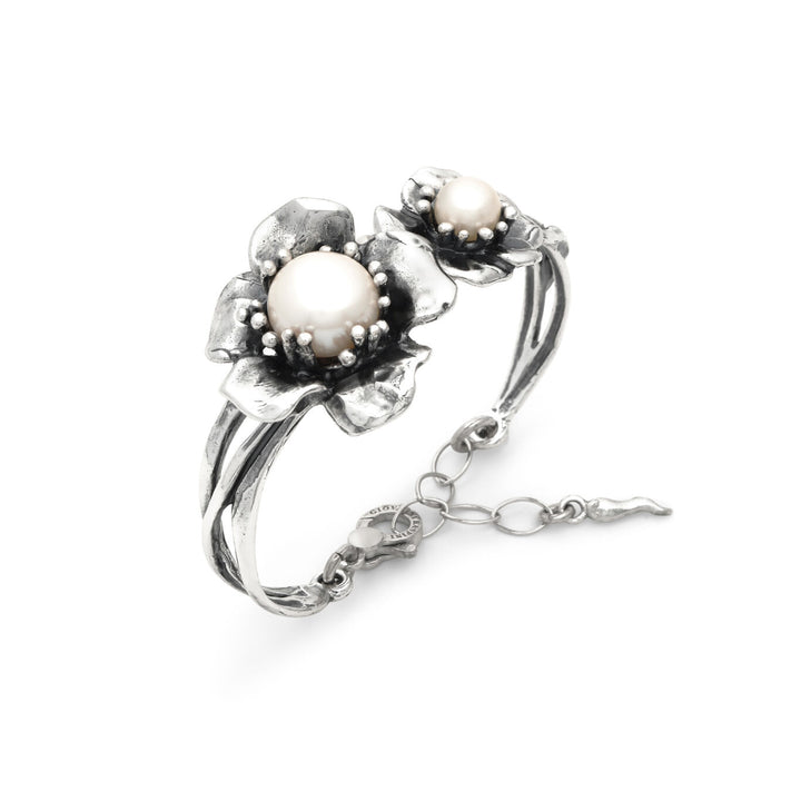 Pulsera de magnolia de Giovanni Raspini Pulsera de plata 925 12637