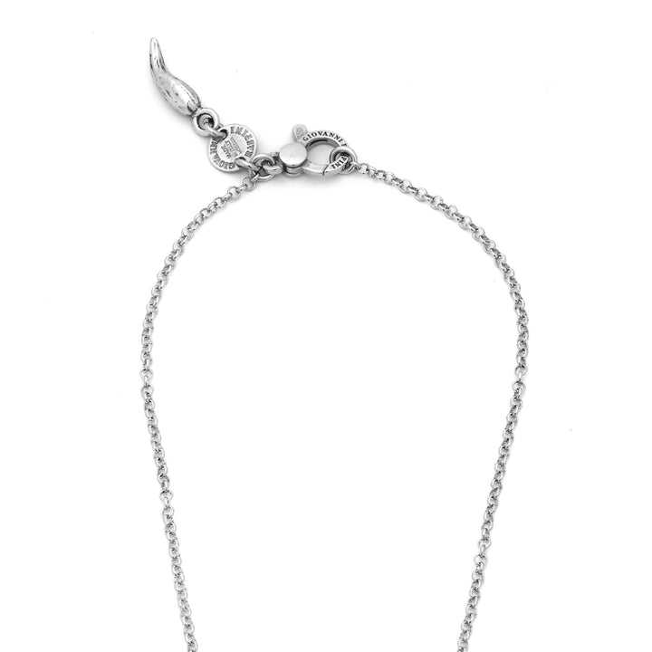 Giovanni Raspini Pendente Aura - Collana in Argento 925, perle naturali e onice - 12686
