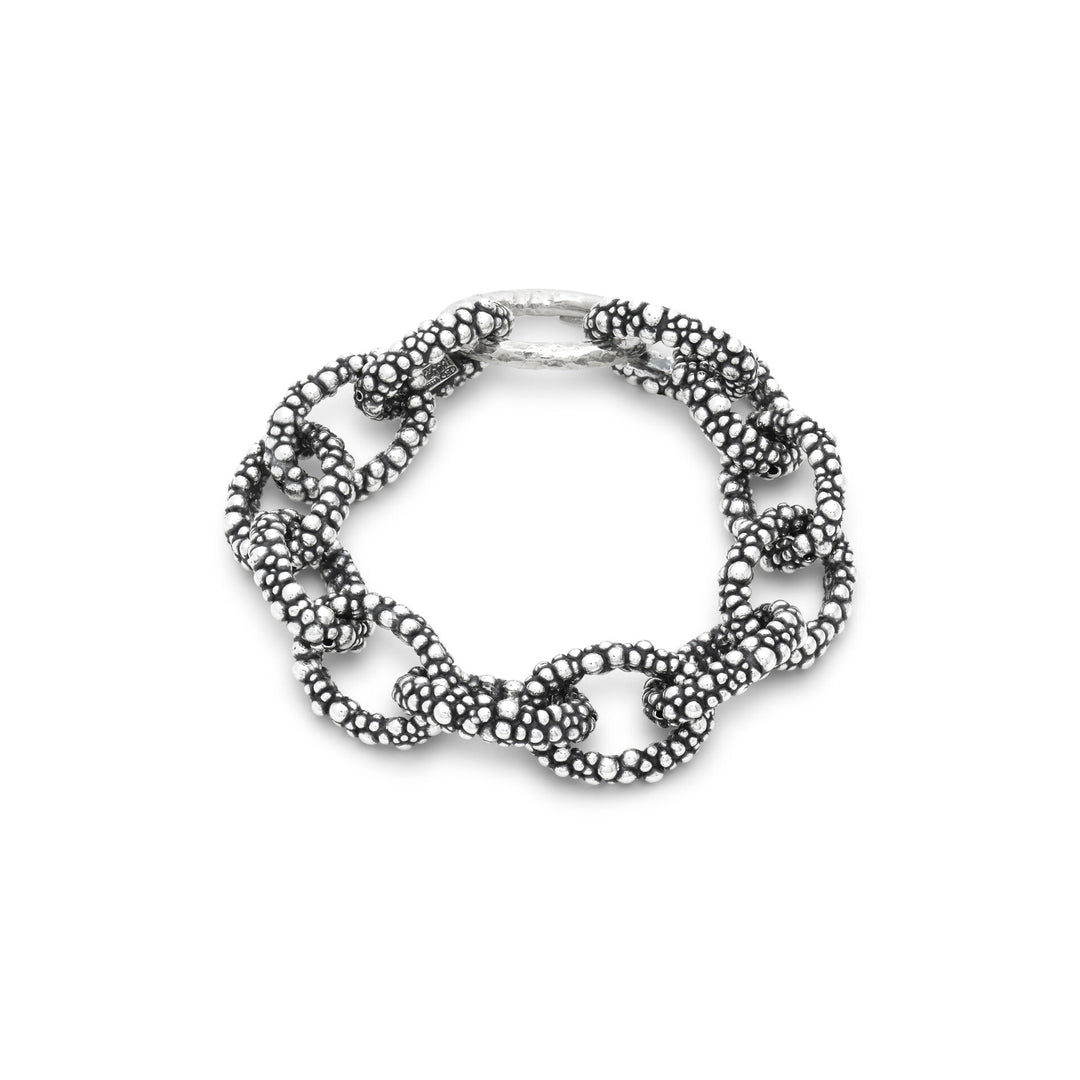 Giovanni Raspini Pulsera Grand Perlage - Pulsera en plata 925 - 12695