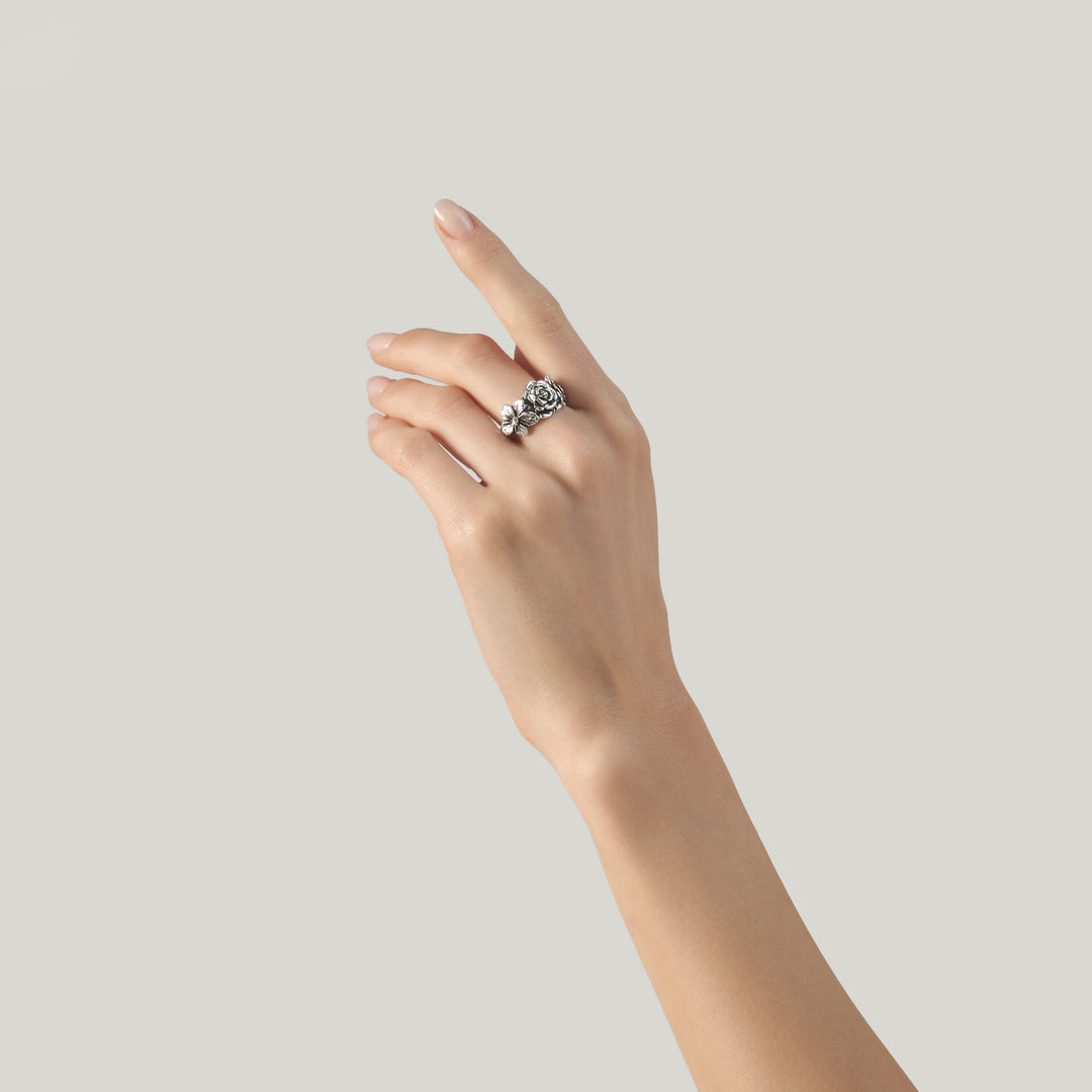 Anillo Giovanni Raspini Bouquet - Anillo de plata 925 - 12700