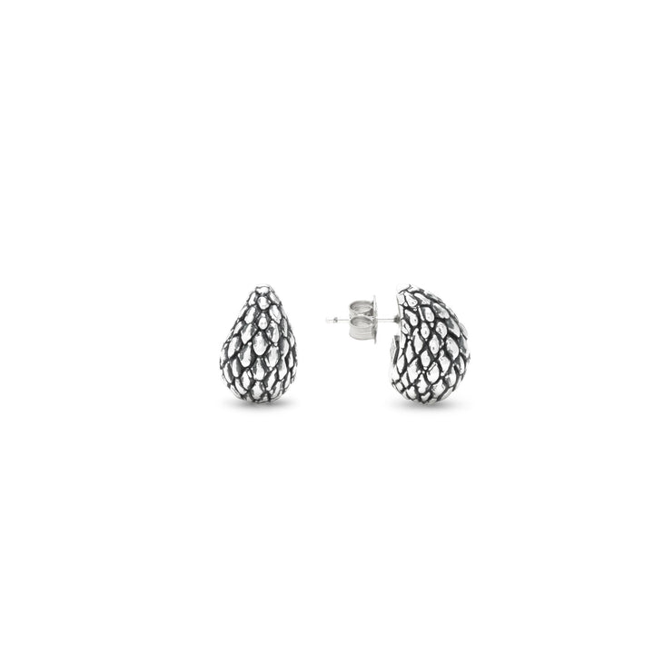 Giovanni Raspini Pendientes pequeños con forma de serpiente - Pendientes de plata 925 - 12704