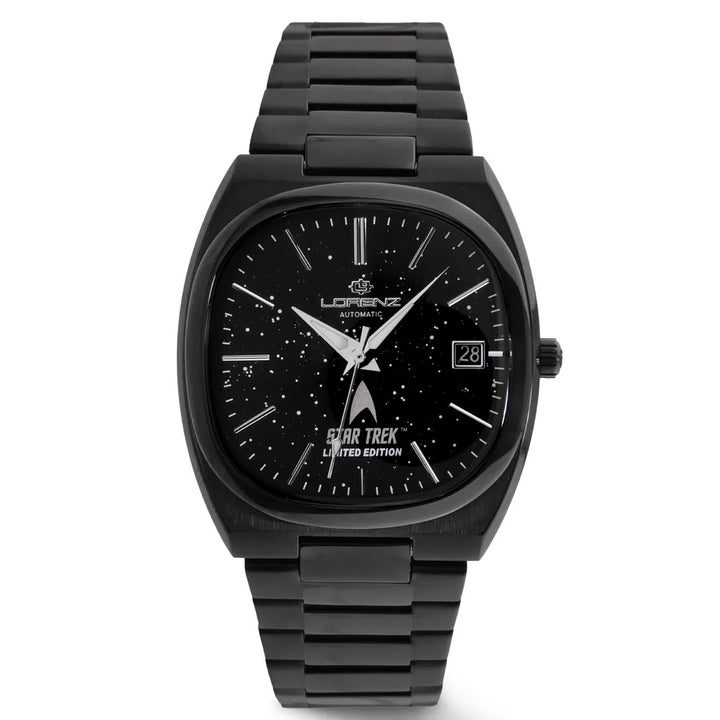 Reloj Lorenz STAR TREK Deep Space Edición Limitada 40x36 mm negro automático acero acabado PVD negro 030287LE