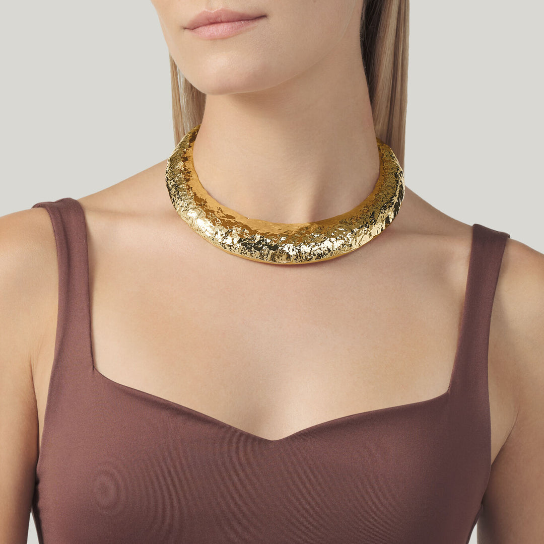 Collar Giovanni Raspini Bronce dorado arena N0017