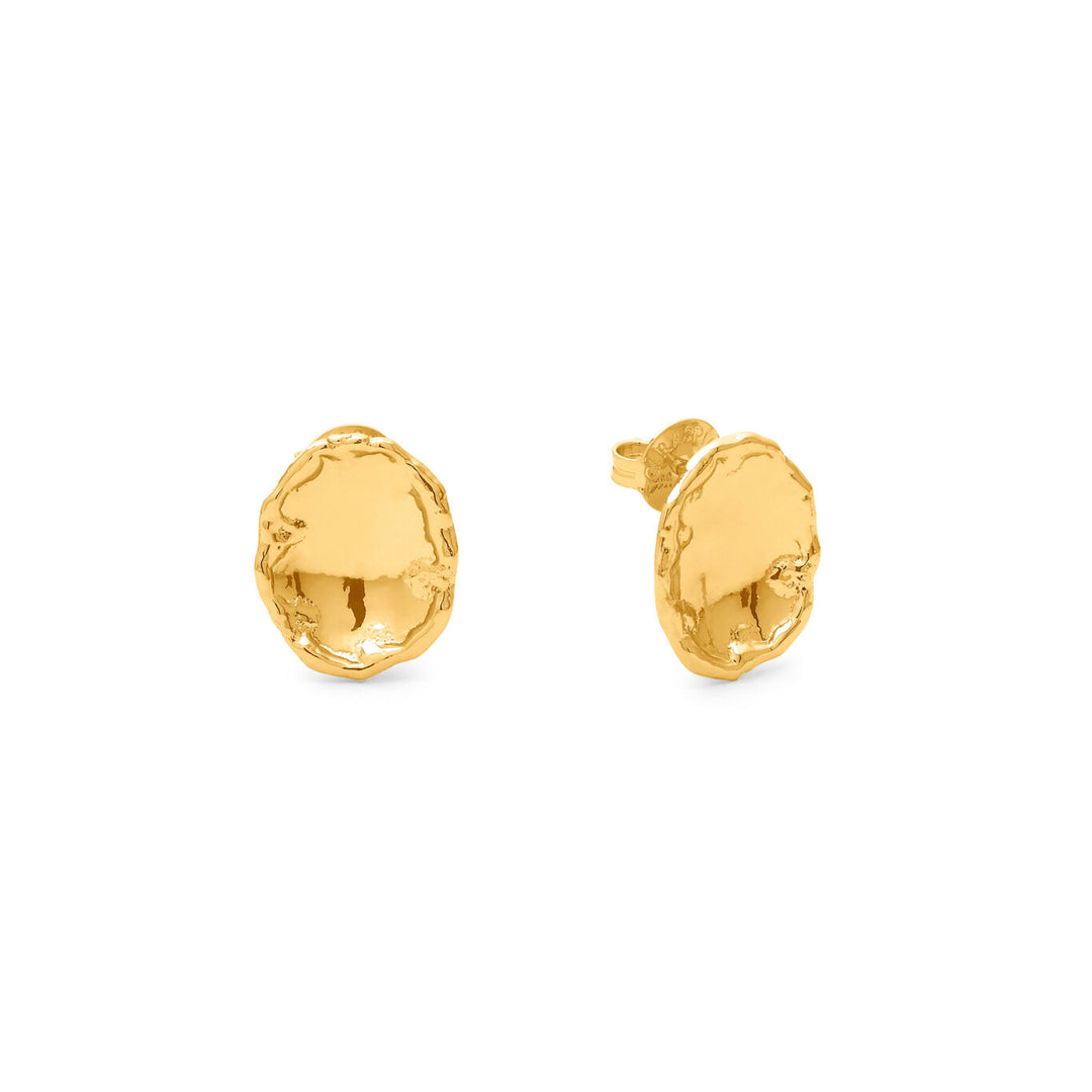 Giovanni Raspini yuma earrings 18 kt gold plated earrings N0039