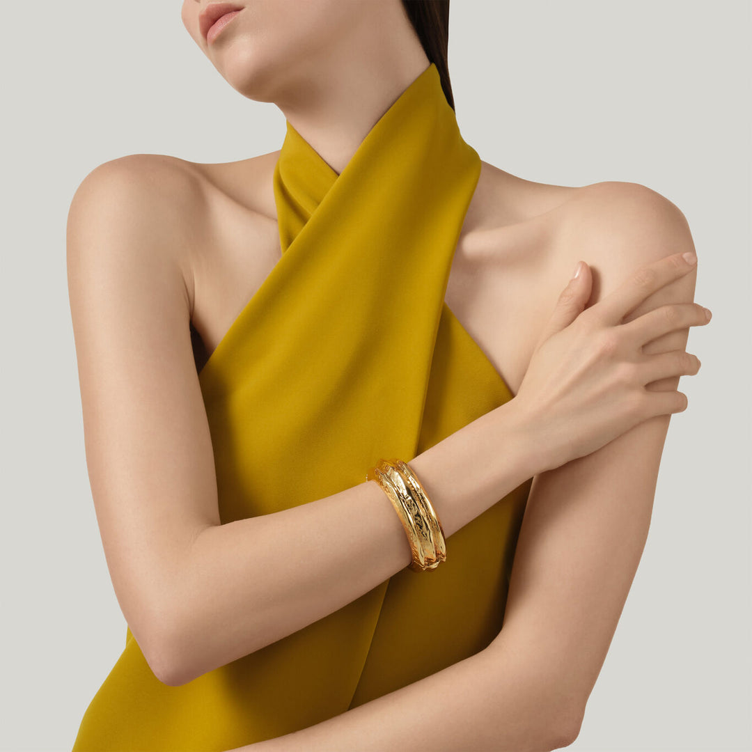 Pulsera Giovanni Raspini alamo Pulsera chapada en oro de 18 kt N0051
