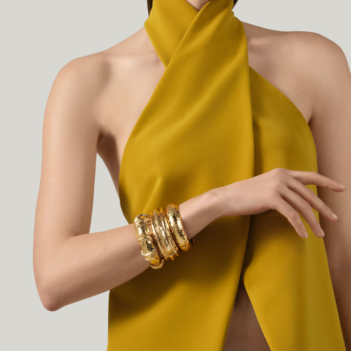 Pulsera Giovanni Raspini alamo Pulsera chapada en oro de 18 kt N0051
