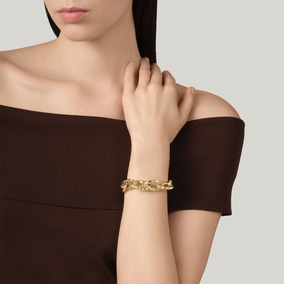 Pulsera Giovanni Raspini zelda Pulsera chapada en oro de 18 kt N0061