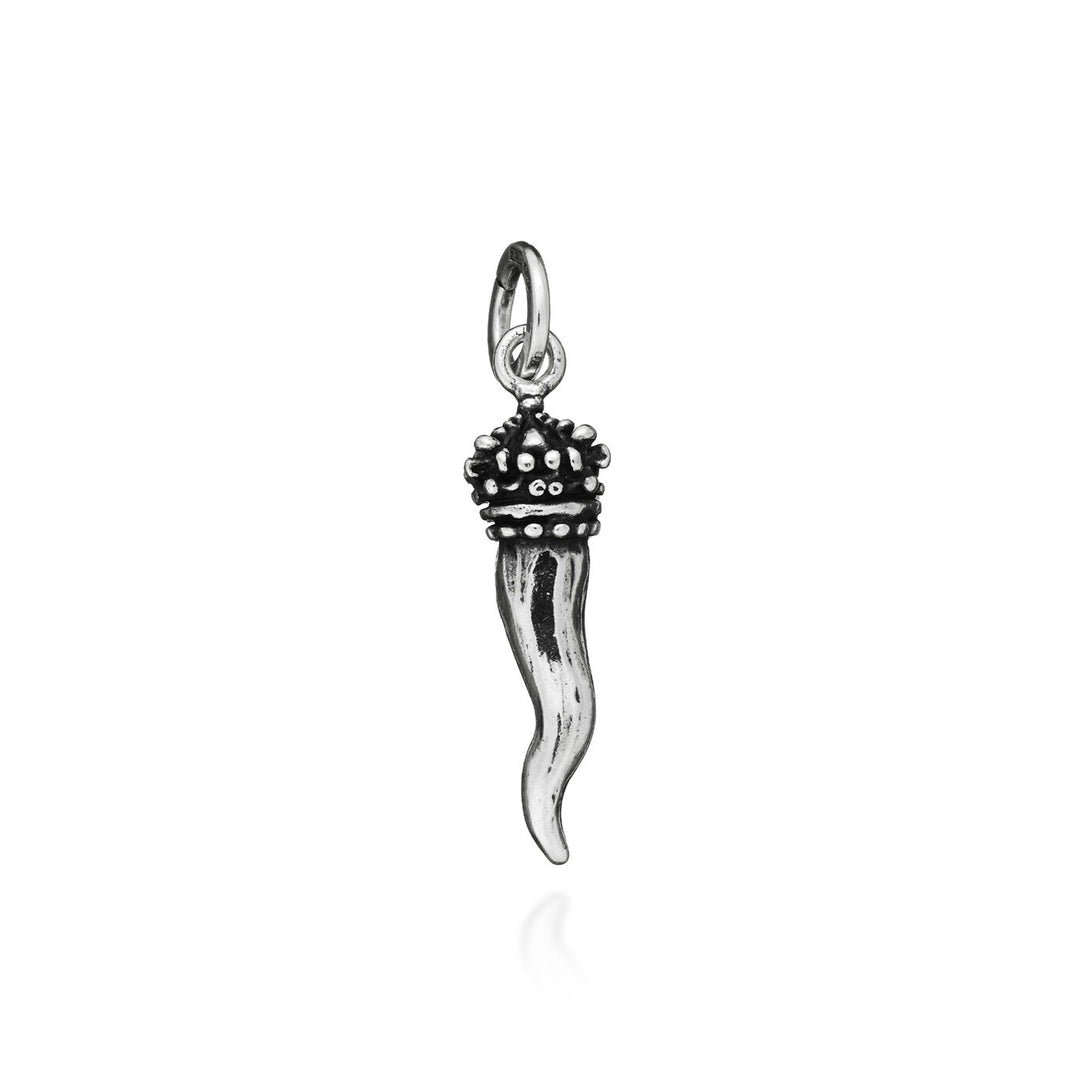 Charm corona de cuerno pequeño de Giovanni Raspini Charm en plata 925 08765