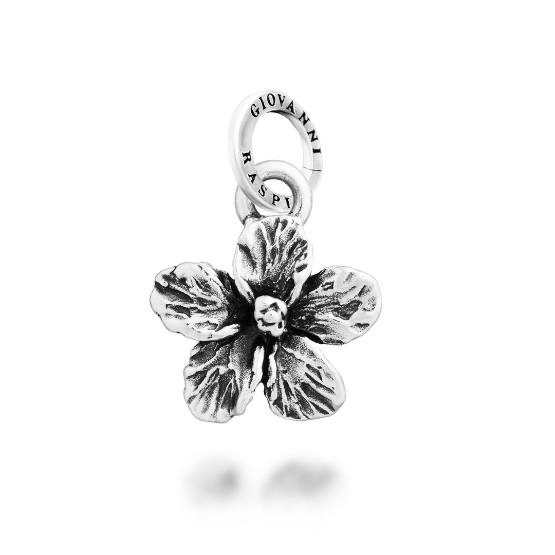 Giovanni Raspini Hibiscus Charm - Silver Charm - 12720