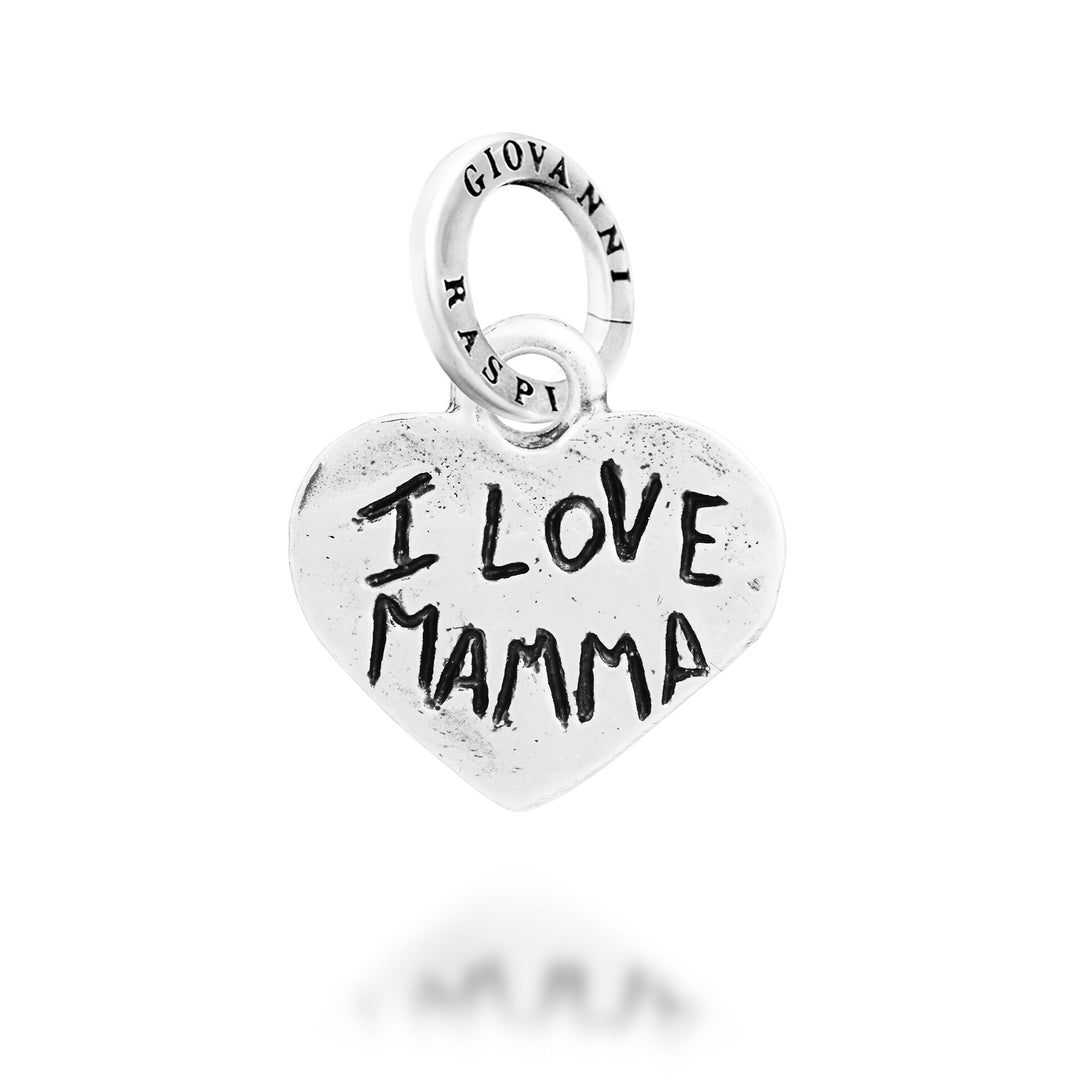 Giovanni Raspini Charm Cuore "I Love Mamma" Piccolo - Charm in Argento - 12728