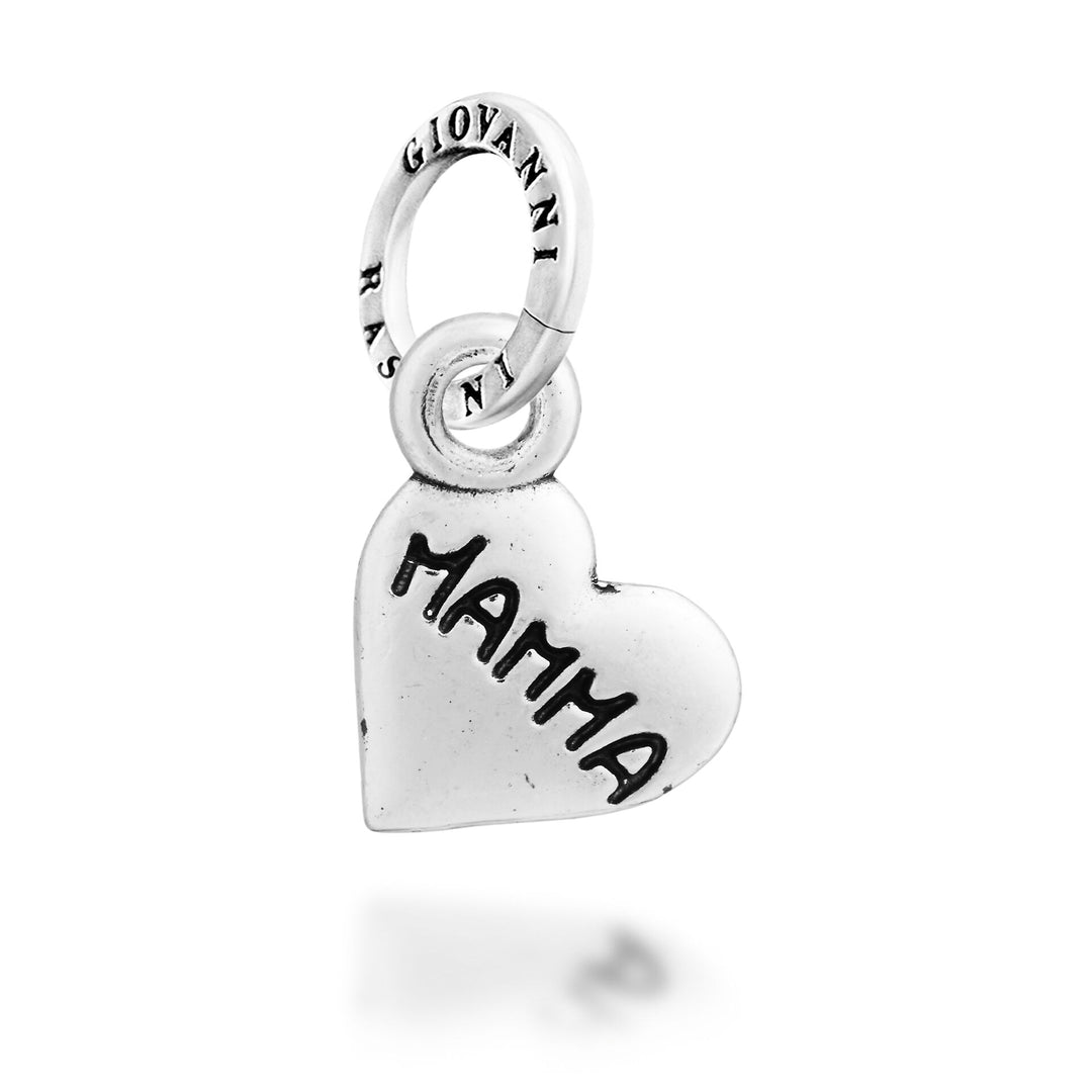 Giovanni Raspini Charm Corazón "Mamma" - Charm Plata - 12738