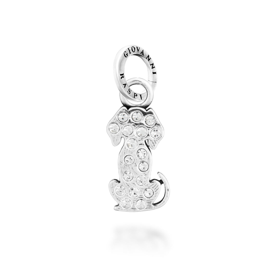 Dije Perro de Cristal Giovanni Raspini - Charm de plata y circonitas - 12743