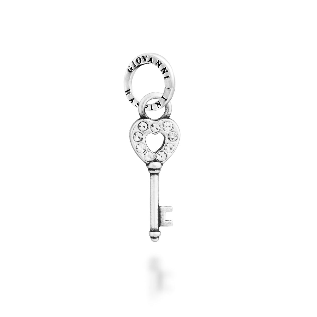Giovanni Raspini Crystal Key Charm - Charm de plata y circonitas - 12752