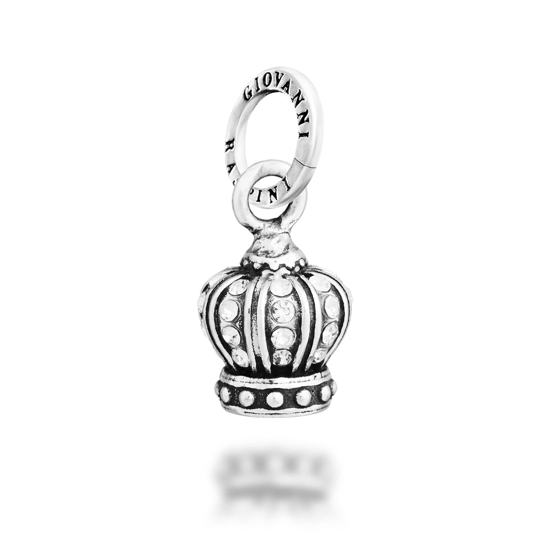 Dije Corona de Cristal Giovanni Raspini - Charm de plata y circonitas - 12758