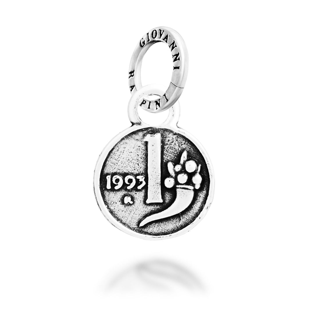 Giovanni Raspini Charm 1 Small Lira - Silver Charm - 12815