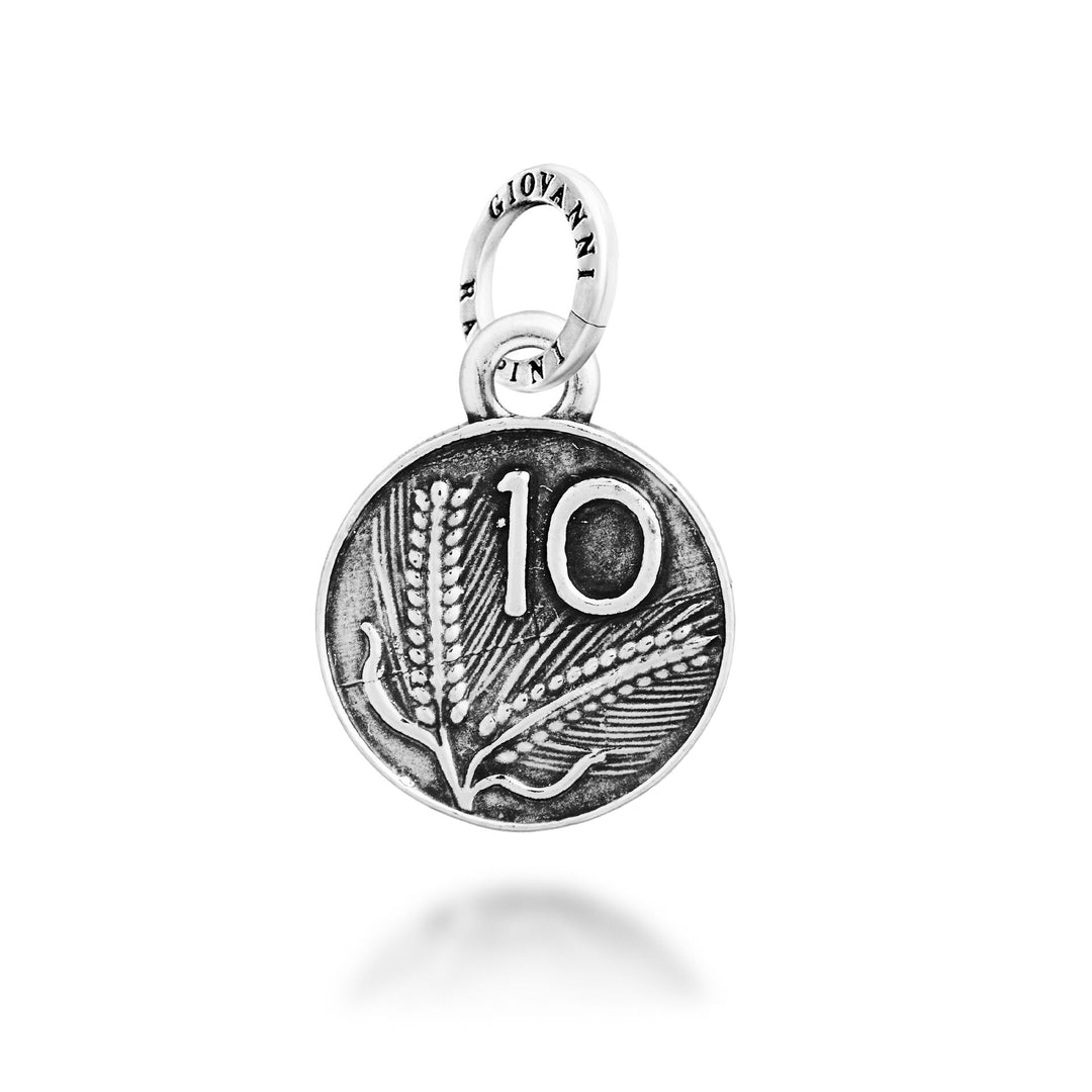 Giovanni Raspini Charm pequeño de 10 liras - Charm de plata - 12818