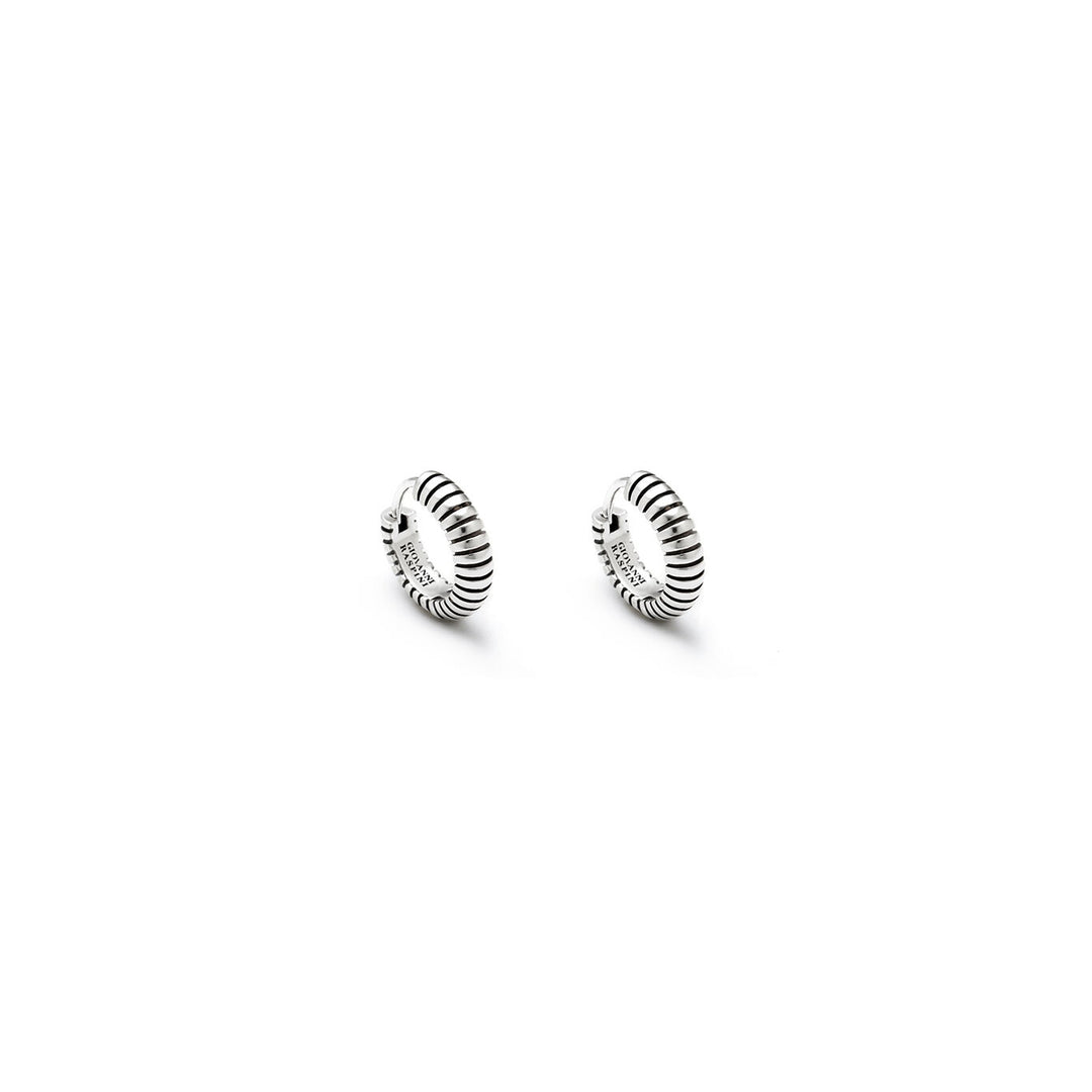 Giovanni Raspini boucles d'oreilles Huggie Rigati argent 925 11951