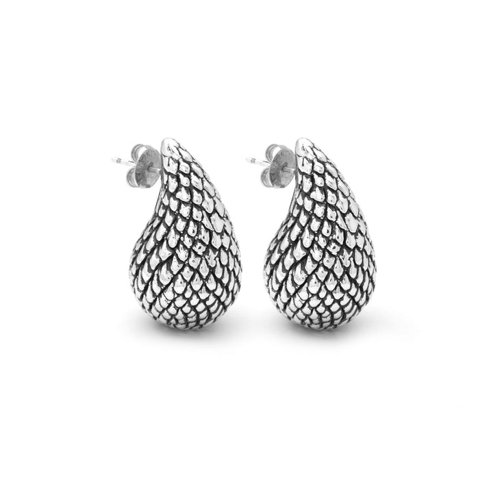 Giovanni Rspini Drop Earrings 925 12031 Silver Snake