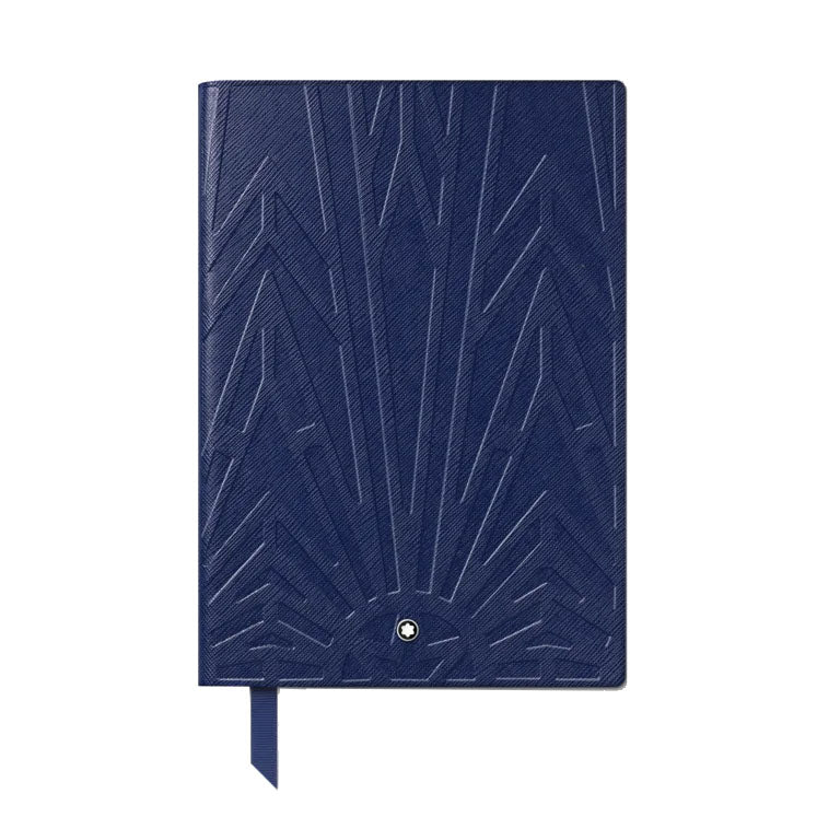Bloco de notas Montblanc #163 Stripe Meisterstuck The Origin coleção azul 133087