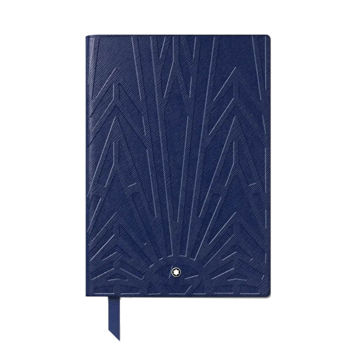 Montblanc blocco note #163 a righe Meisterstück The Origin Collection blue 133087