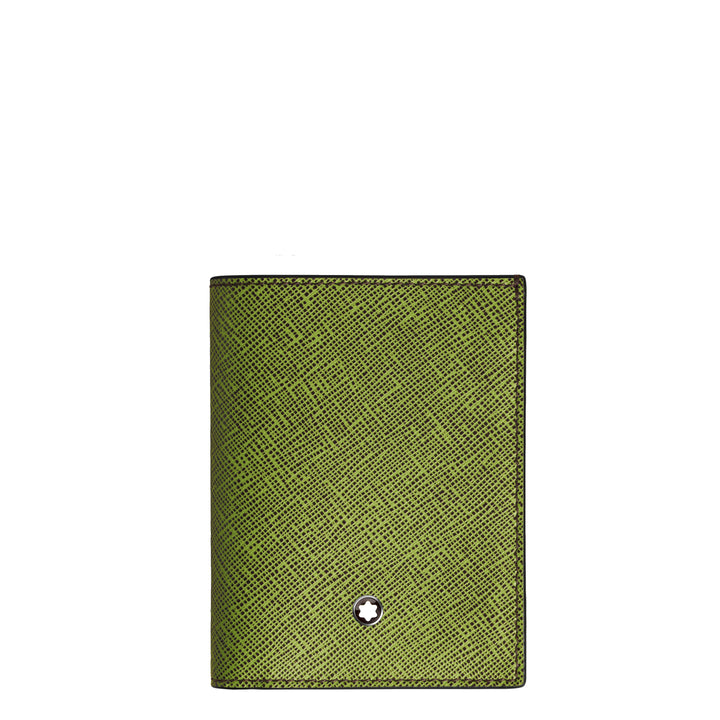Montblanc mini wallet 4 compartments Sartorial multi lime/cassis 199355