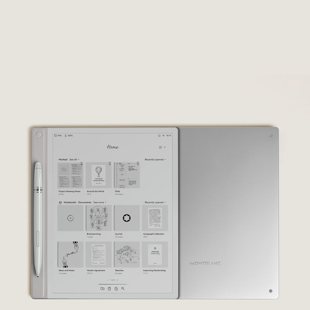 Papel Digital Montblanc plateado 135012