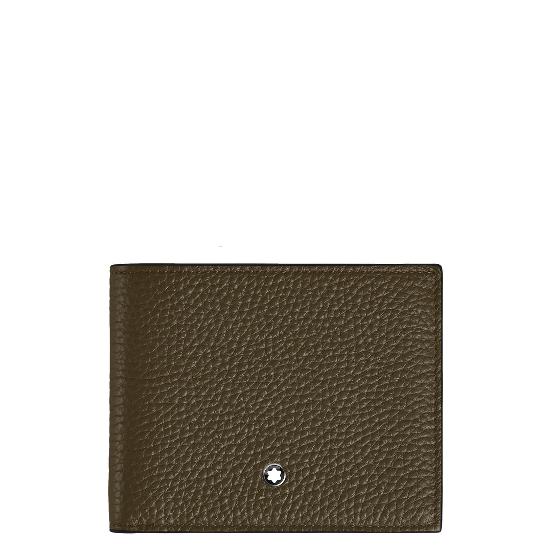 Cartera Montblanc 6cc caqui 220197