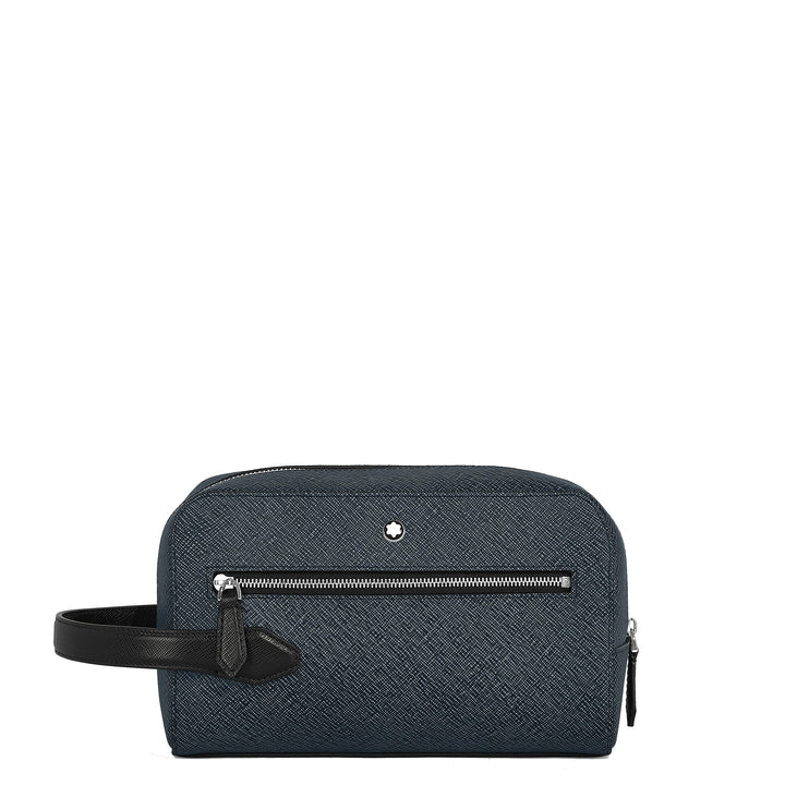 Bolso de mano Montblanc Sartorial de tweed azul 220339