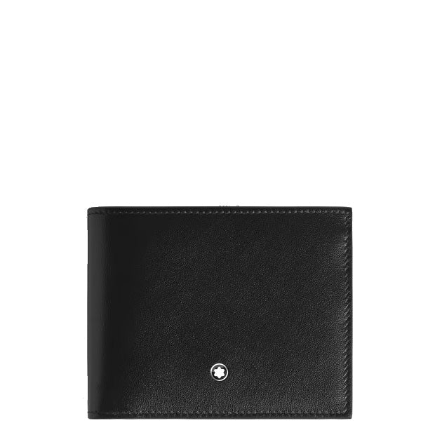 Montblanc portafoglio 6 tasche pelle Meisterstück nero 221320