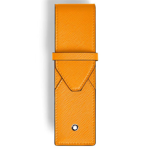 Montblanc astuccio per 2 Strumenti da scrittura Envelope zafferano 221642