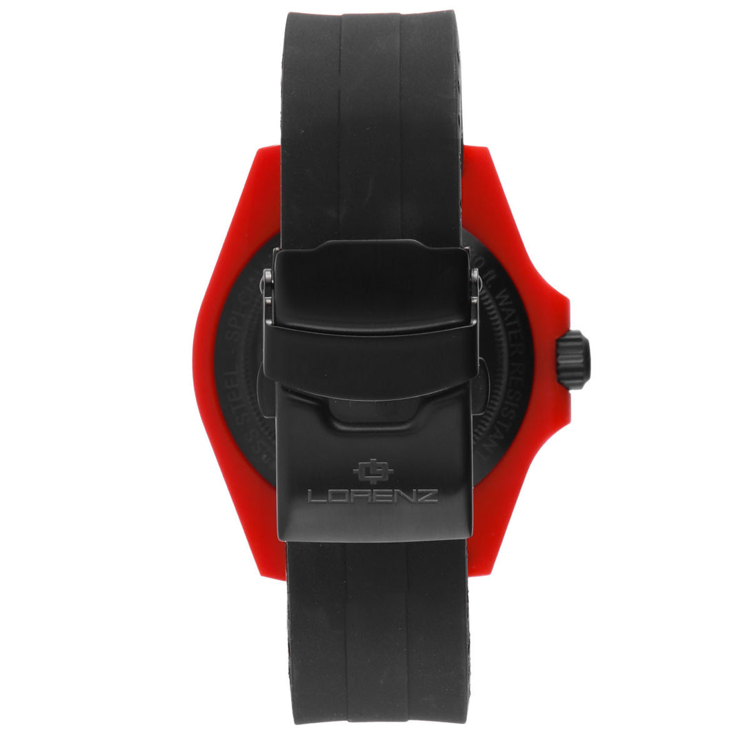 Montre à quartz noire Lorenz Ocean Club Red Coral 40 mm 030268CC