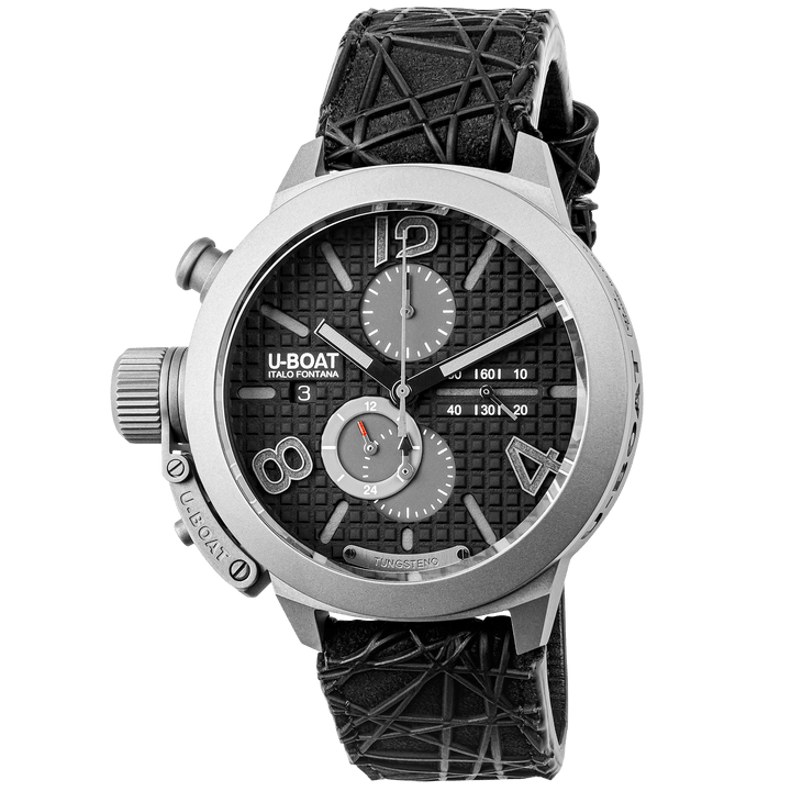 Reloj U-BOAT Classic 45 Titanium Tungsten Black 45mm automático titanio negro 3004