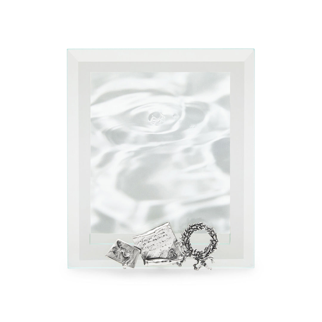 Giovanni Raspini Graduation Light Frame - Silver and cut glass frame - 02324