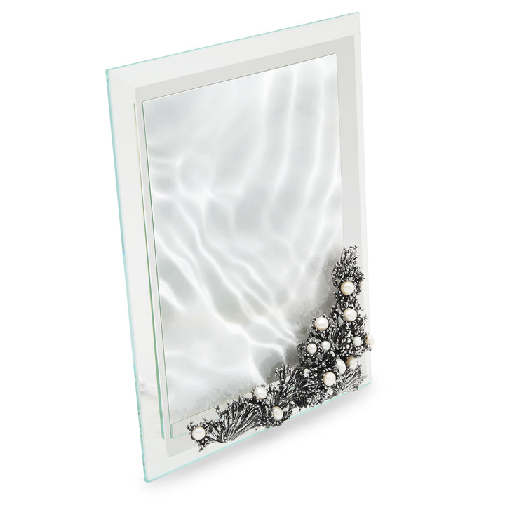 Giovanni Raspini Anemone Light Frame - Silver and cut glass frame - 02389