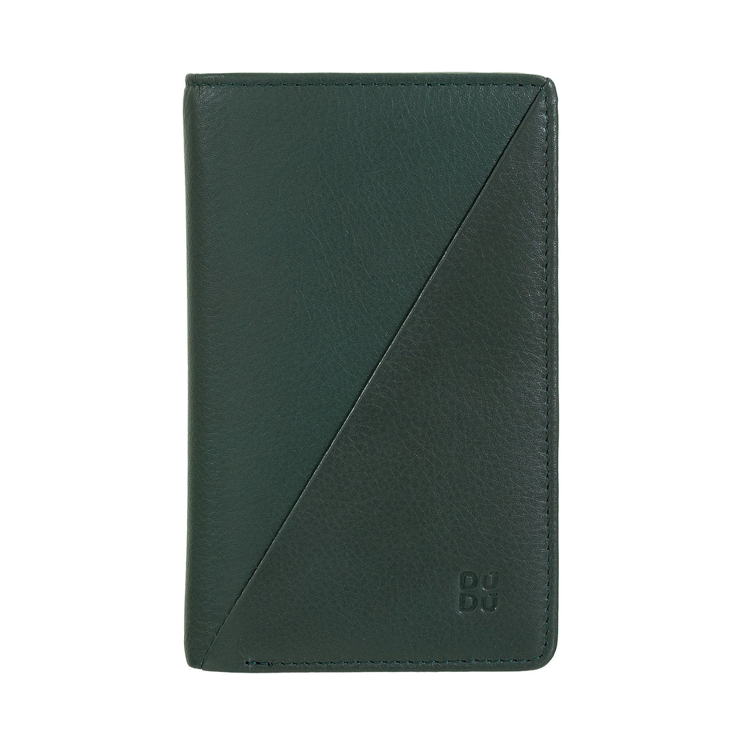 Cartera de Mujer DUDU Colorful RFID en Piel Multicolor con Monedero con Cremallera, Tarjeteros y Tarjeteros