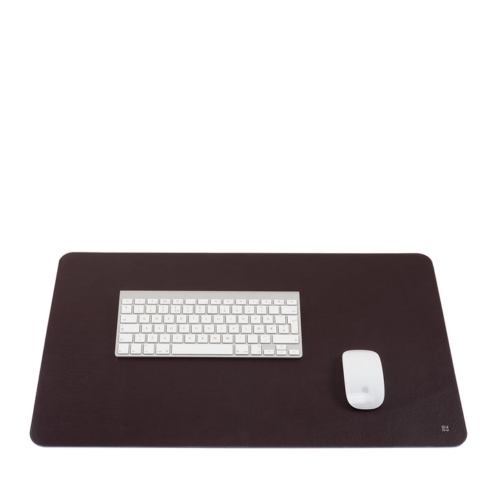 DUDU Protector de Escritorio de Oficina en Piel Bicolor CM 61x40, Enrollable por los Dobles, Suave Antideslizante Sin Costuras