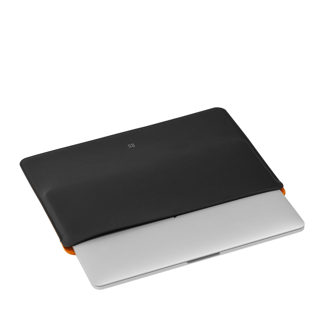 DUDU Funda para PC de 13 pulgadas en cuero suave, funda protectora colorida para computadora portátil Macbook 13" Diseño delgado en dos tonos