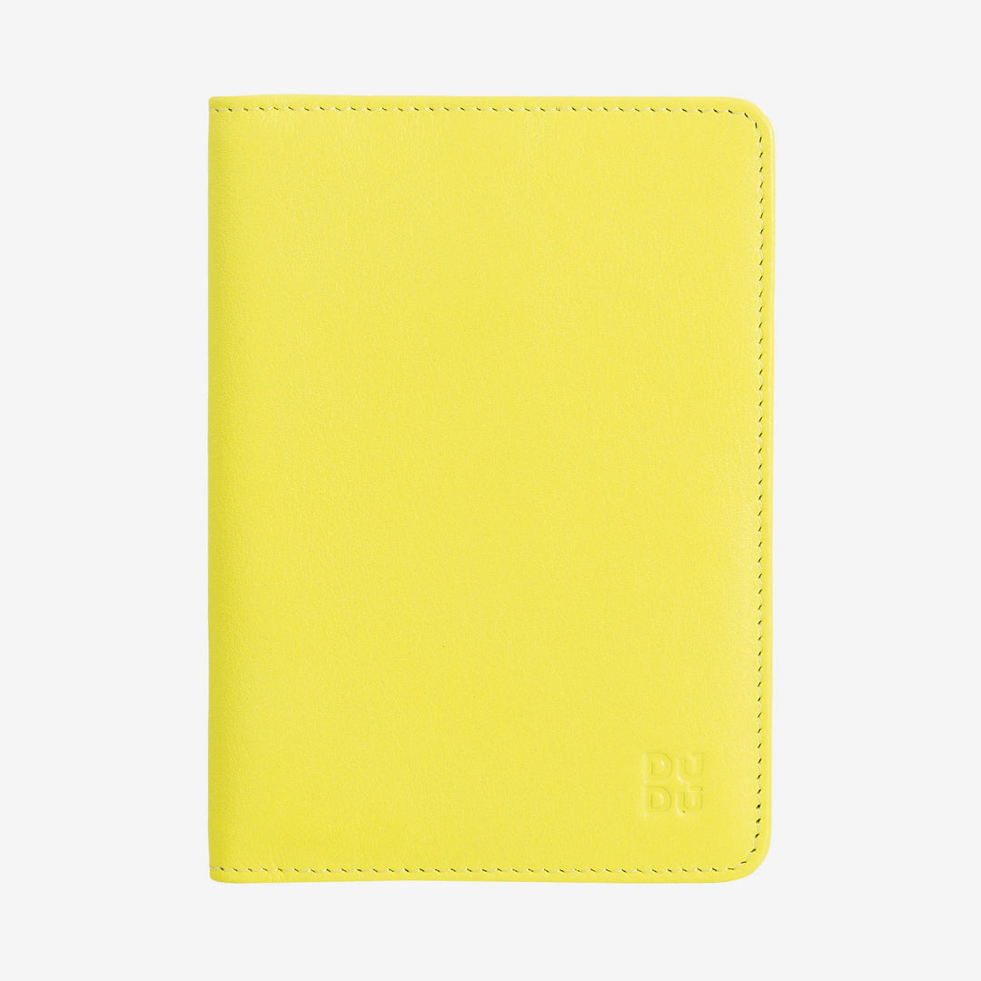 DUDU Étui porte-passeport en cuir de voyage avec protection RFID et porte-carte de crédit