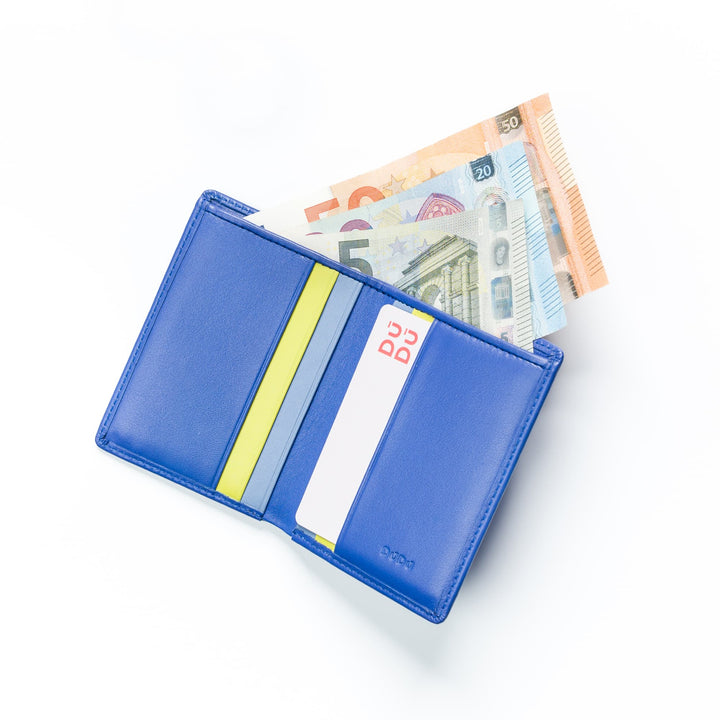 DUDU Portefeuille en cuir pour homme, portefeuille fin pour homme avec porte-carte de crédit, porte-billets, petit et compact, avec protection RFID