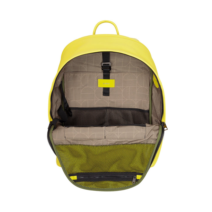 DUDU Sac à dos en cuir pour homme et femme, support PC 15 L – Sac à dos élégant de voyage et de travail avec poche rembourrée pour ordinateur portable (jusqu&