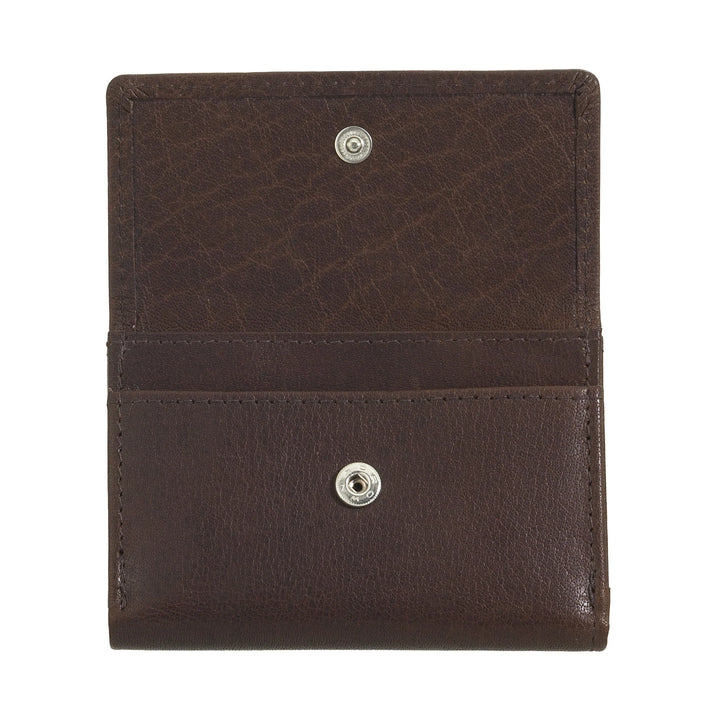 Nuvola Pelle Petit portefeuille pour homme en cuir de buffle à trois volets avec porte-monnaie, porte-billets et porte-monnaie
