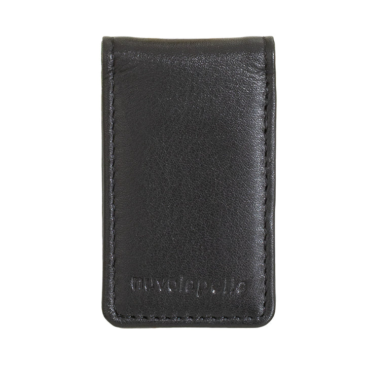Nuvola Pelle Magnetic Money Clip in Genuine Leather - Magnetic Money Clip for Banknotes for Men and Women