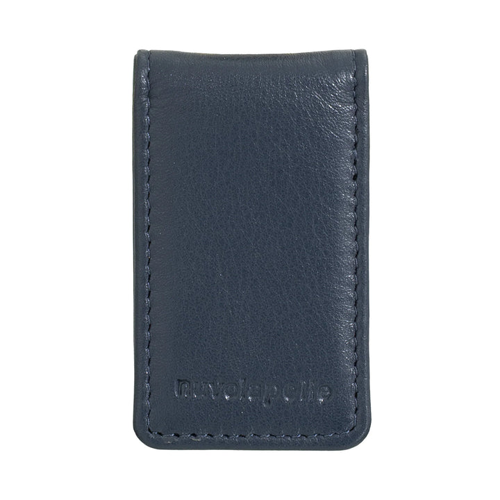 Nuvola Pelle Magnetic Money Clip in Genuine Leather - Magnetic Money Clip for Banknotes for Men and Women